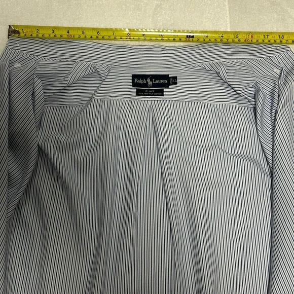 Ralph Lauren XL Men’s button down striped long sleeve shirt - Picture 8 of 15